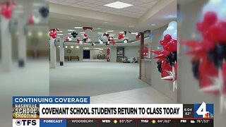 Covenant School returns to class for first time since mass shooting