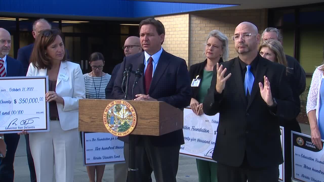 Governor awards $2 million to teachers impacted by Hurricane Ian