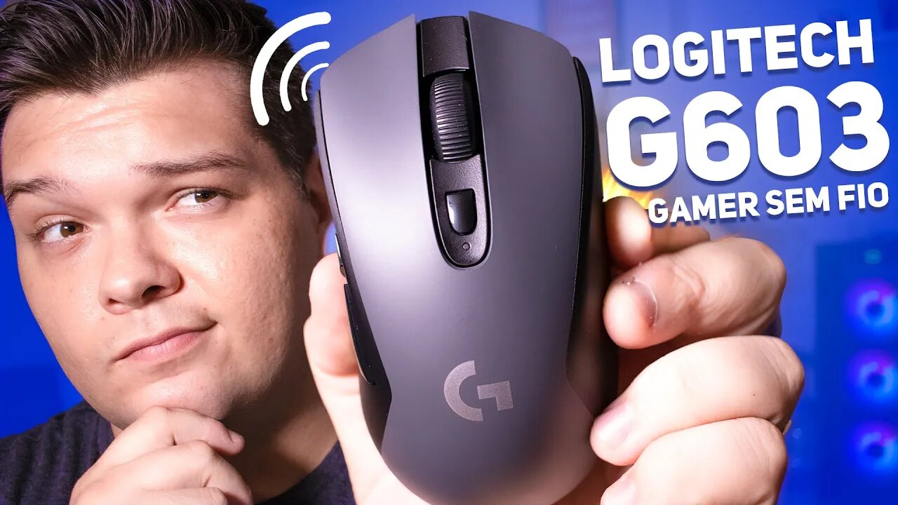 O MELHOR MOUSE GAMER SEM FIO! Logitech G603! com sensor HERO!