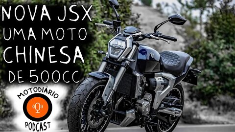 Nova JSX 500i uma moto Custom Chinesa de 500cc