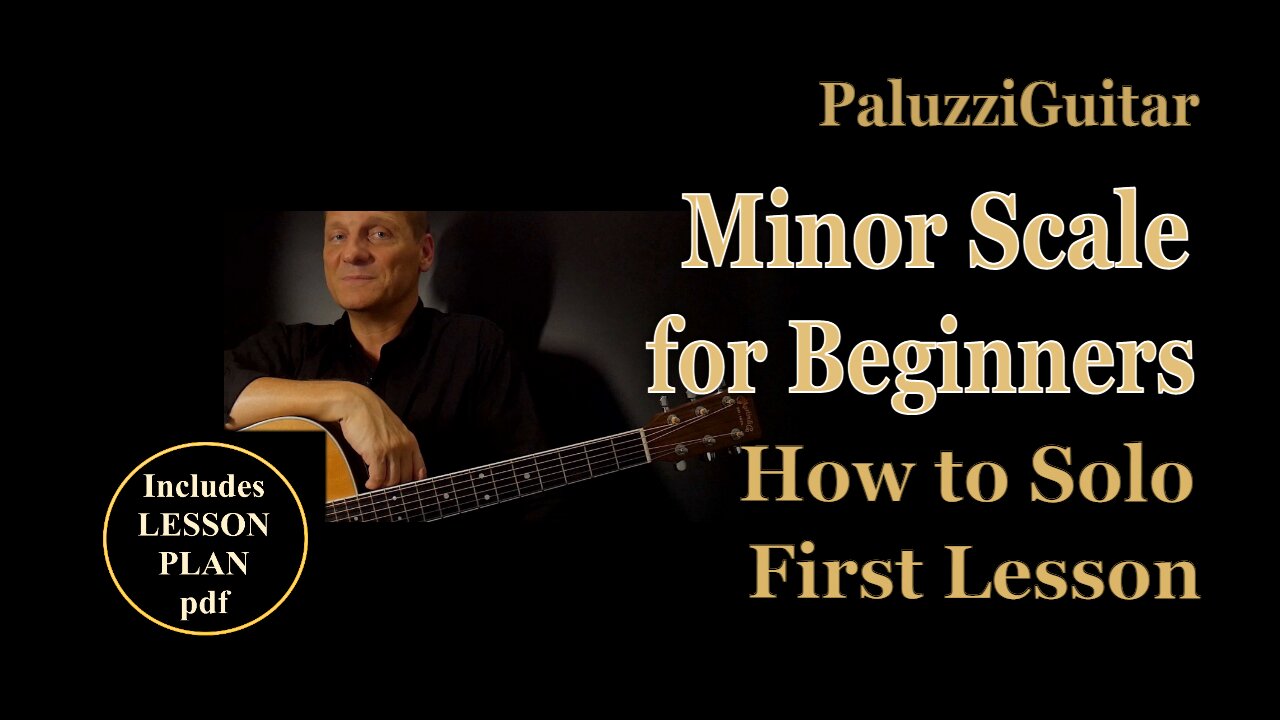 Minor Scale Guitar Lesson for Beginners [How to Solo]