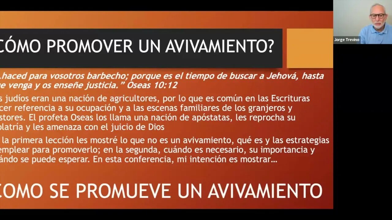 Lección 3, Parte 1/6 ¿Cómo Promover un Avivamiento?