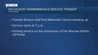 Holocaust Remembrance Service tonight