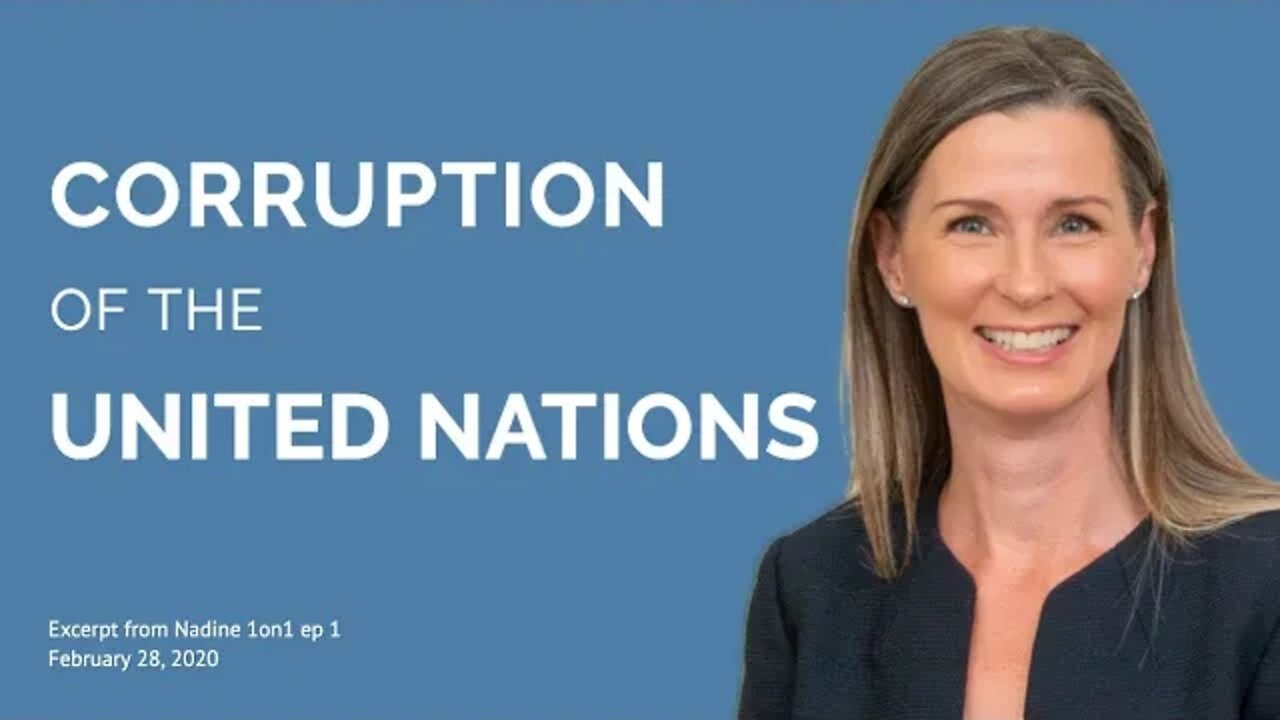 The Corruption of the UN | Nadine 1on1