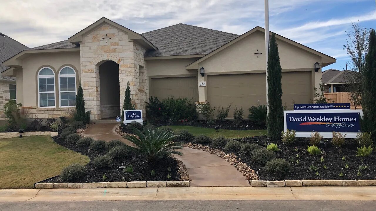 David Weekley Homes Video Tour in New Braunfels Tx