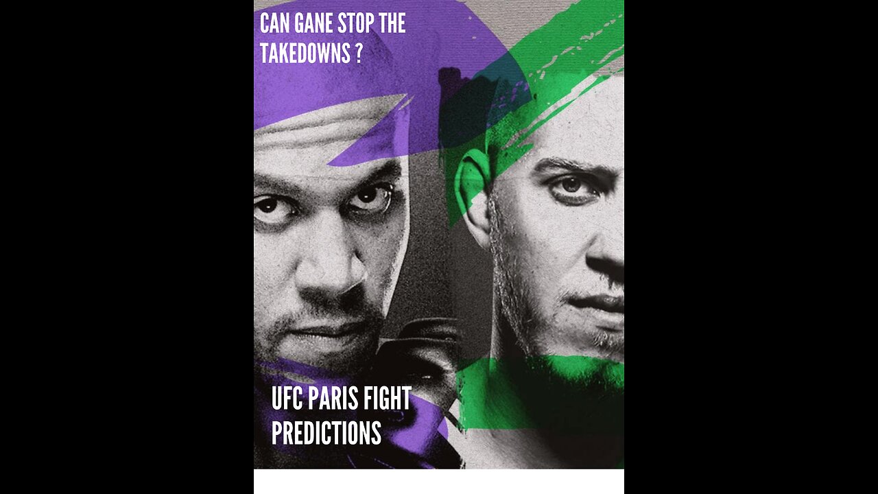 UFC FIGHT NIGHT PREDICTIONS (PARIS)