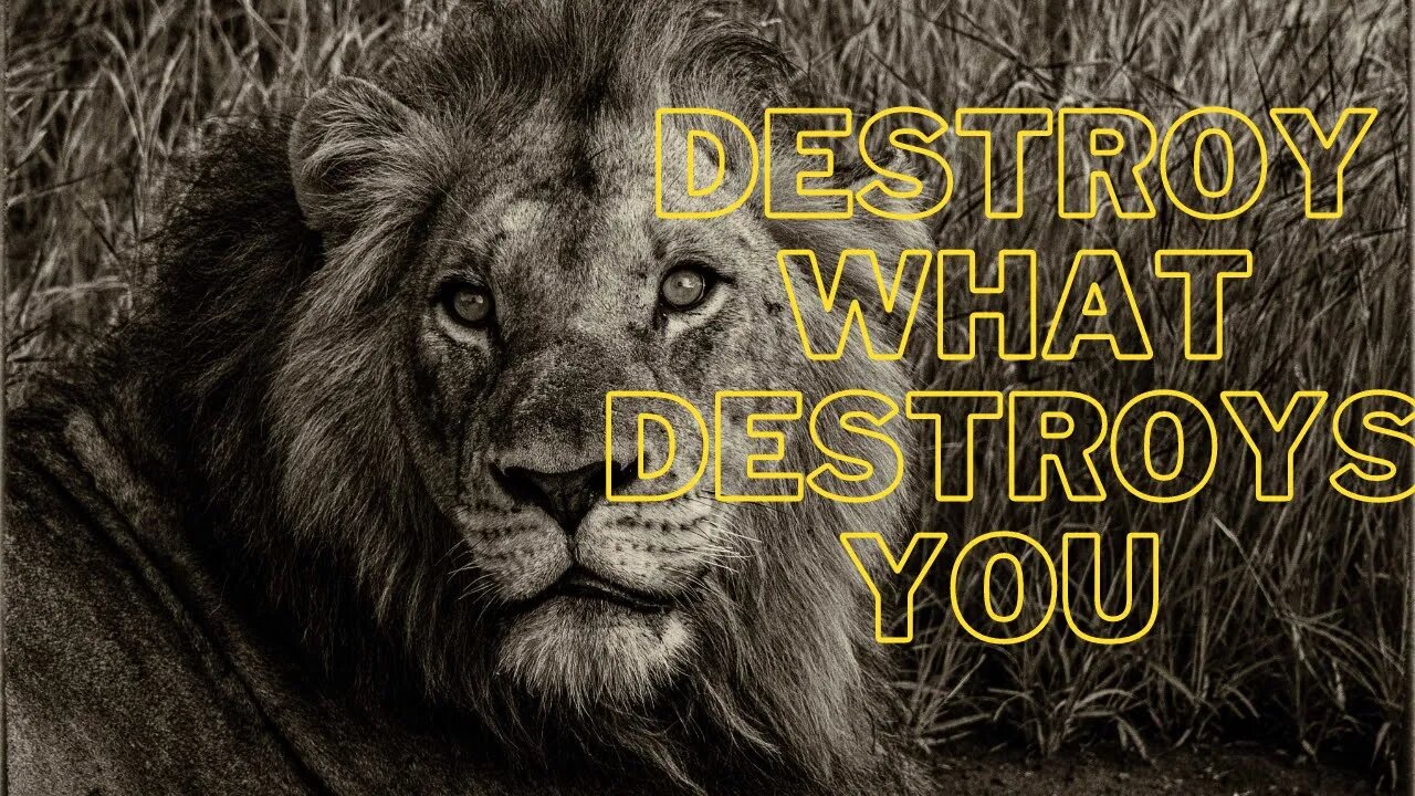 Destroy what destroys you motivational video