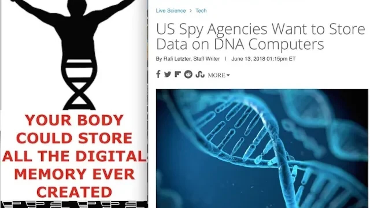 Spy Agencies Using DNA for Storage, Your Body Could Hold all Data Ever Created