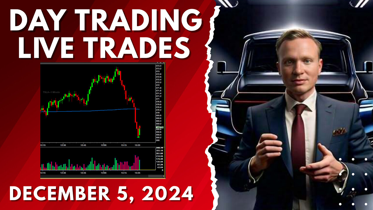 Live Day Trading - Buying Tesla