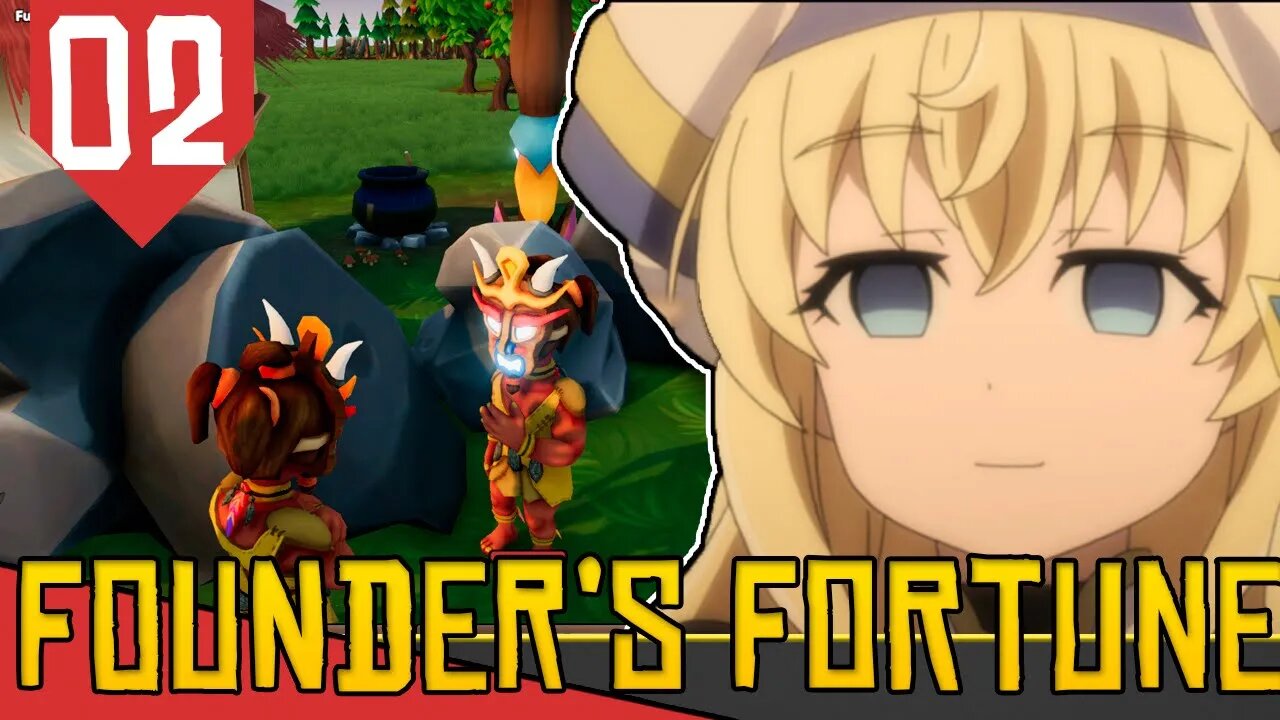 Fui ATACADO Por Goblins e Passei FOME - Founder's Fortune #02 [Gameplay Português PT-BR]