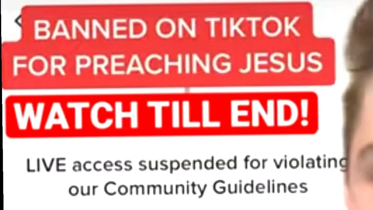 BANNED ON TIKTOK FOR PREACHING THE GOSPEL