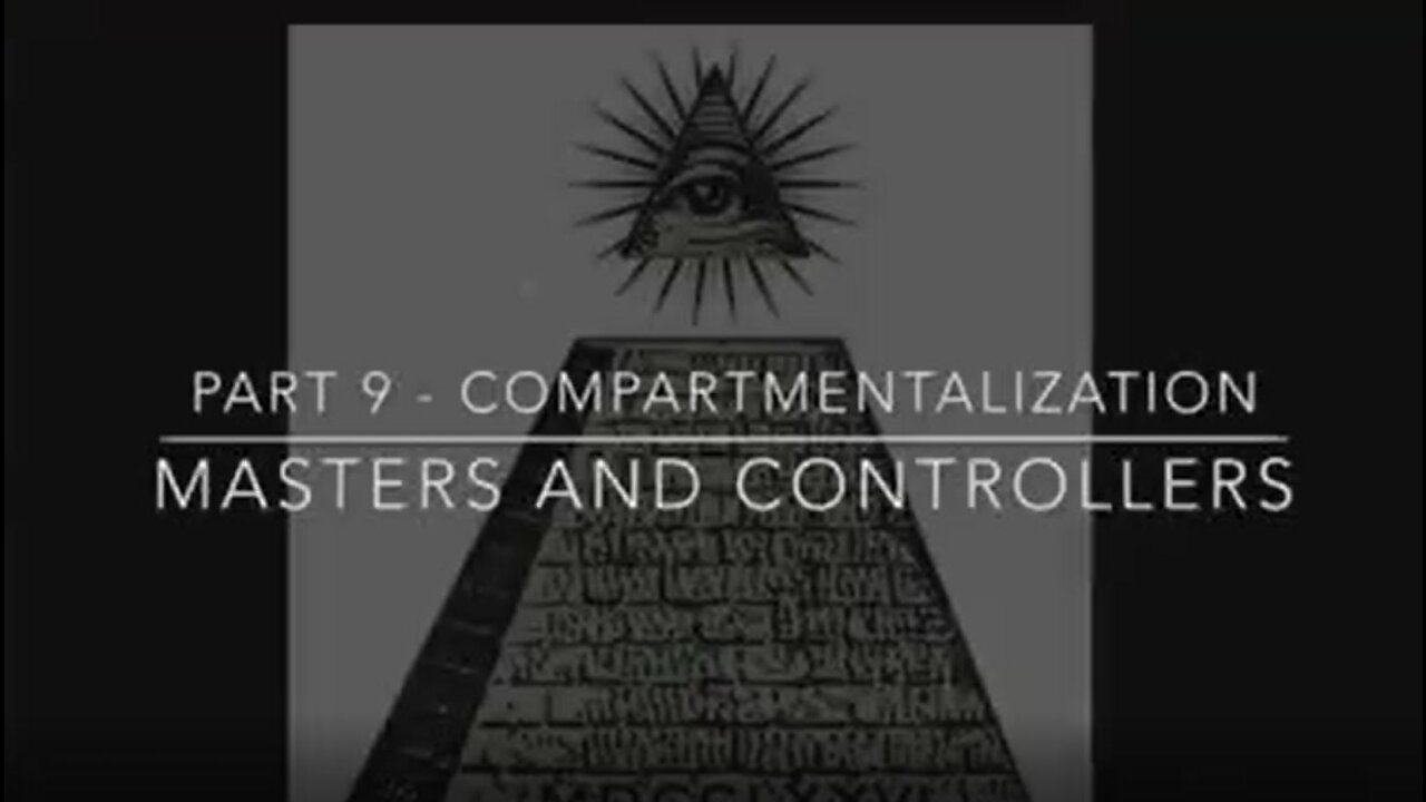 MASTERS AND CONTROLLERS SERIES - PART 9 - COMPARTMENTALIZATION