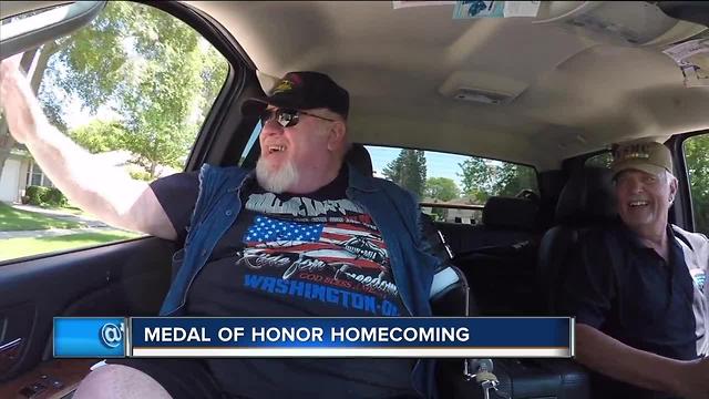 Medal of Honor winner Gary Wetzel comes home