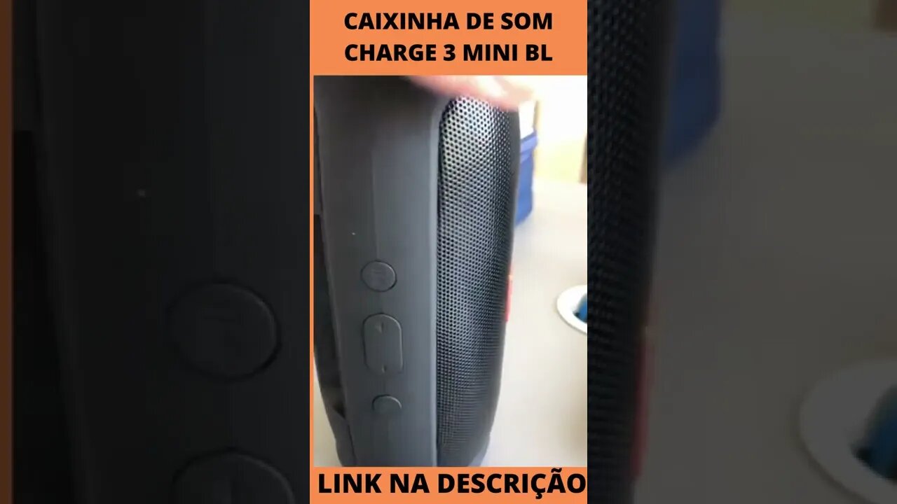 Caixinha De Som Charge 3 Mini Bluetooth Pen Drive SD Alto Falante Portátil