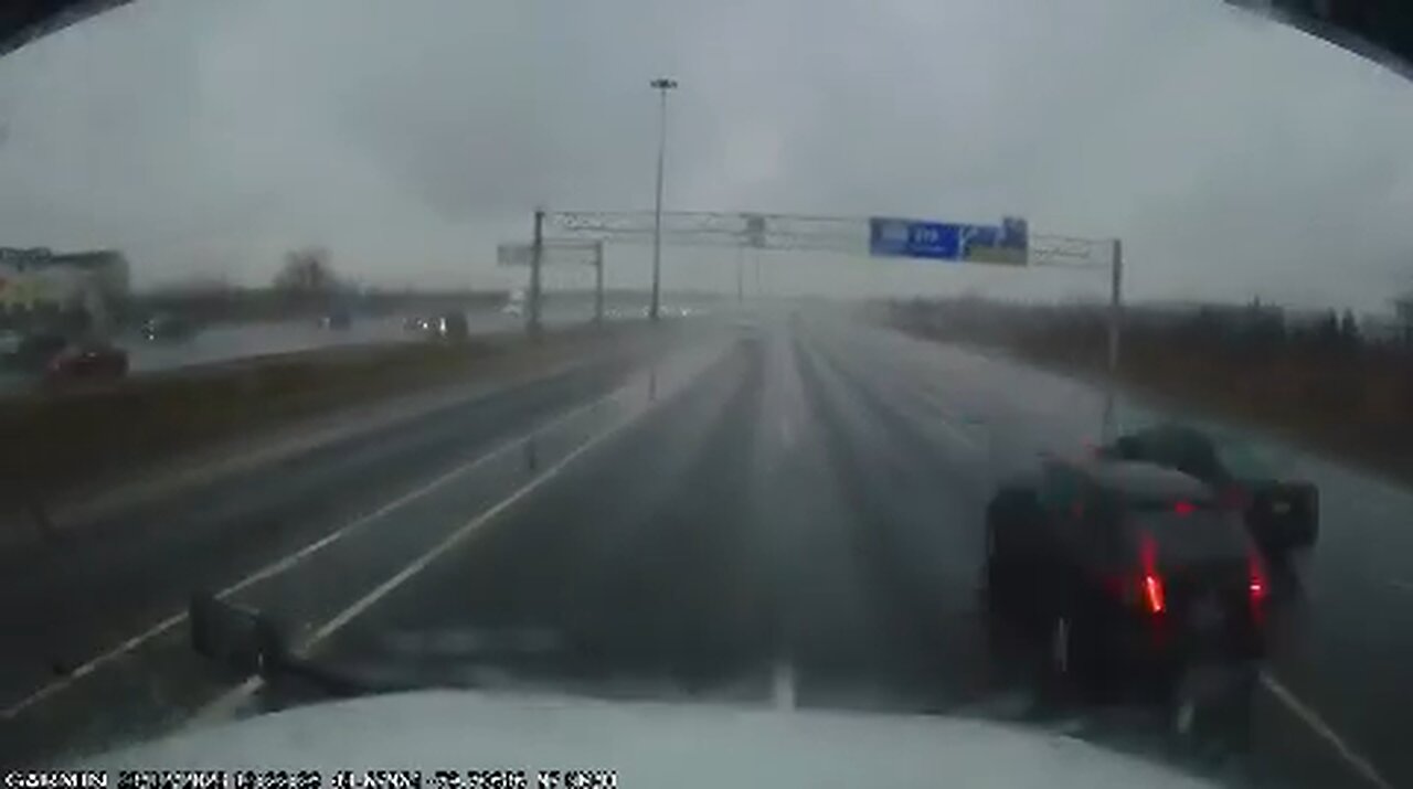 Close Call On Highway 410