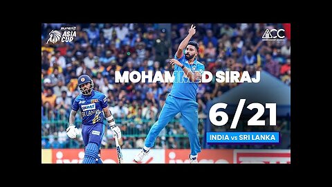 Mohammed Siraj's 6/21 | Super11 Asia Cup 2023 | Final | India vs Sri lanka