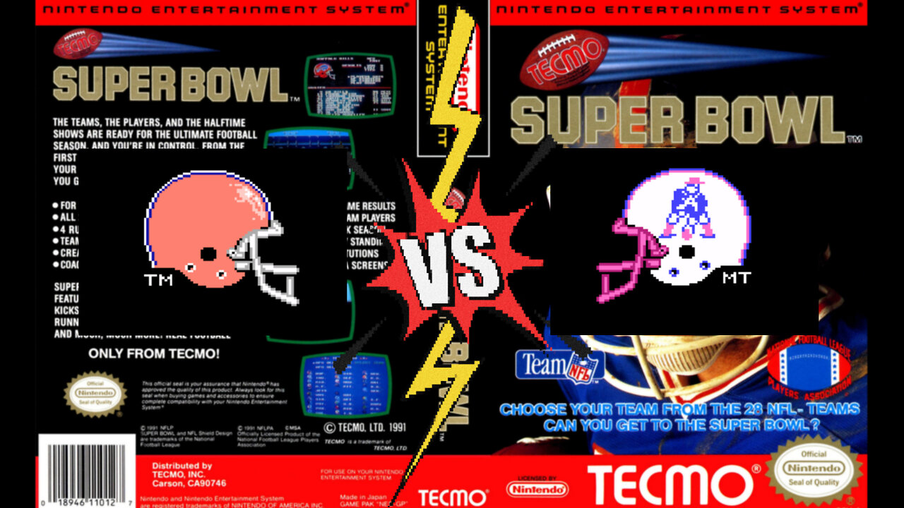 Tecmo Super Bowl - NES (millan_1995 vs Nazcas Last Son) Online Matches