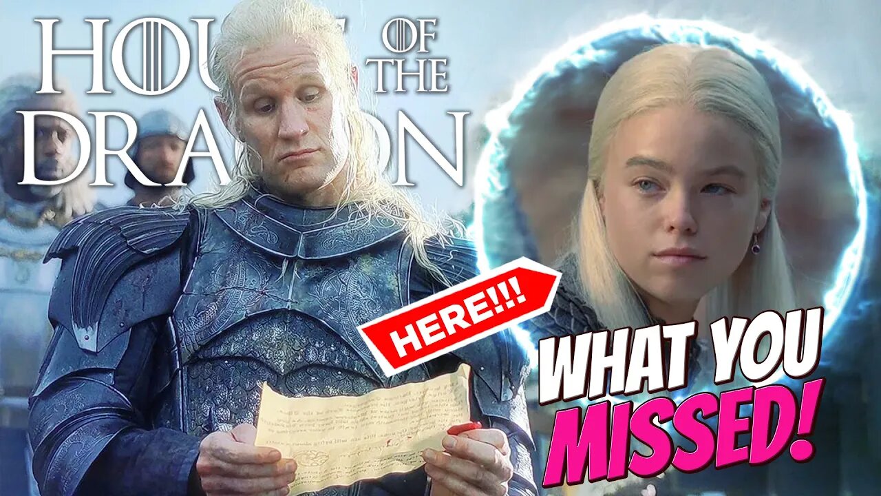 CAN"T BELIEVE PEOPLE MISSED THIS! House Of Dragon Episode 2 & 3 Game Of Thrones