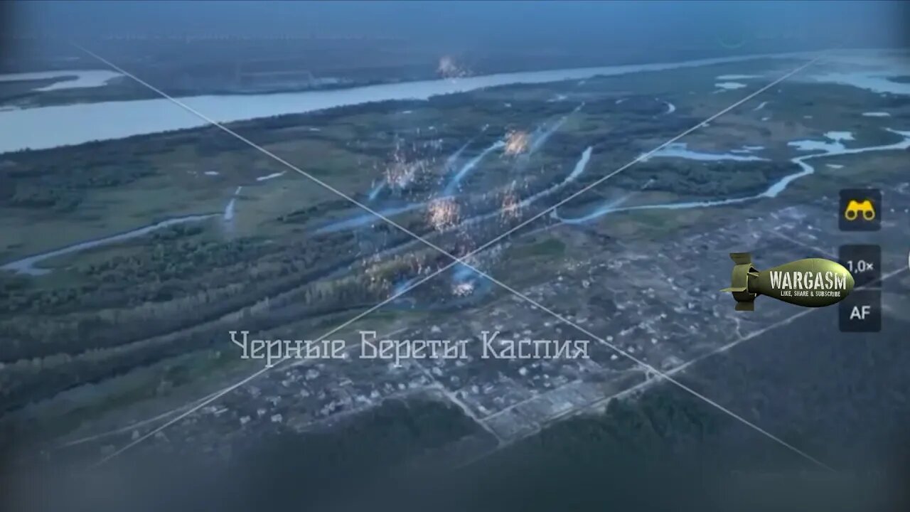 Russian incendiary munitions dropped on Krynki village