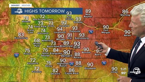 Tuesday, August 30, 2022 evening forecast