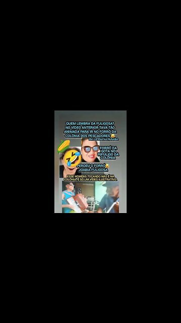 Em que ficou a ida ao Forró na Colônia dos Pescadores de Lucena com JOABIA FULIGOSA?😅PERDEU O FORRÓ