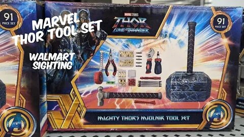 Mighty Thor Mjolinir Tool Box Set 91 Pieces - *Not a Toy* - Rodimusbill Walmart Sighting