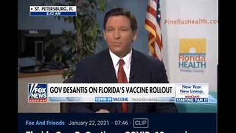 Ron DeSantis Reminding Us Of His Vaxx Roll-Out... And Begged For More