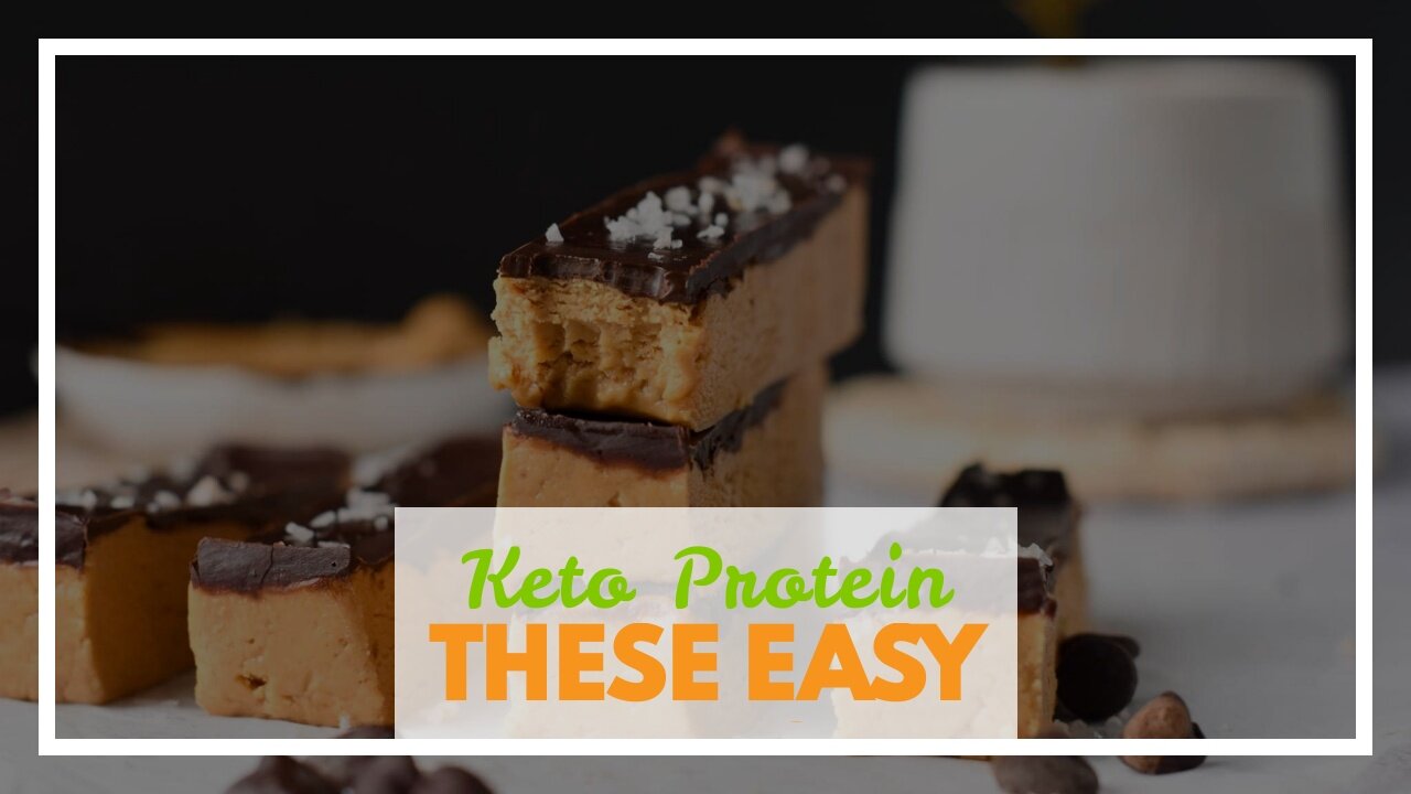 Keto Protein Bars (3g Web Carbs).