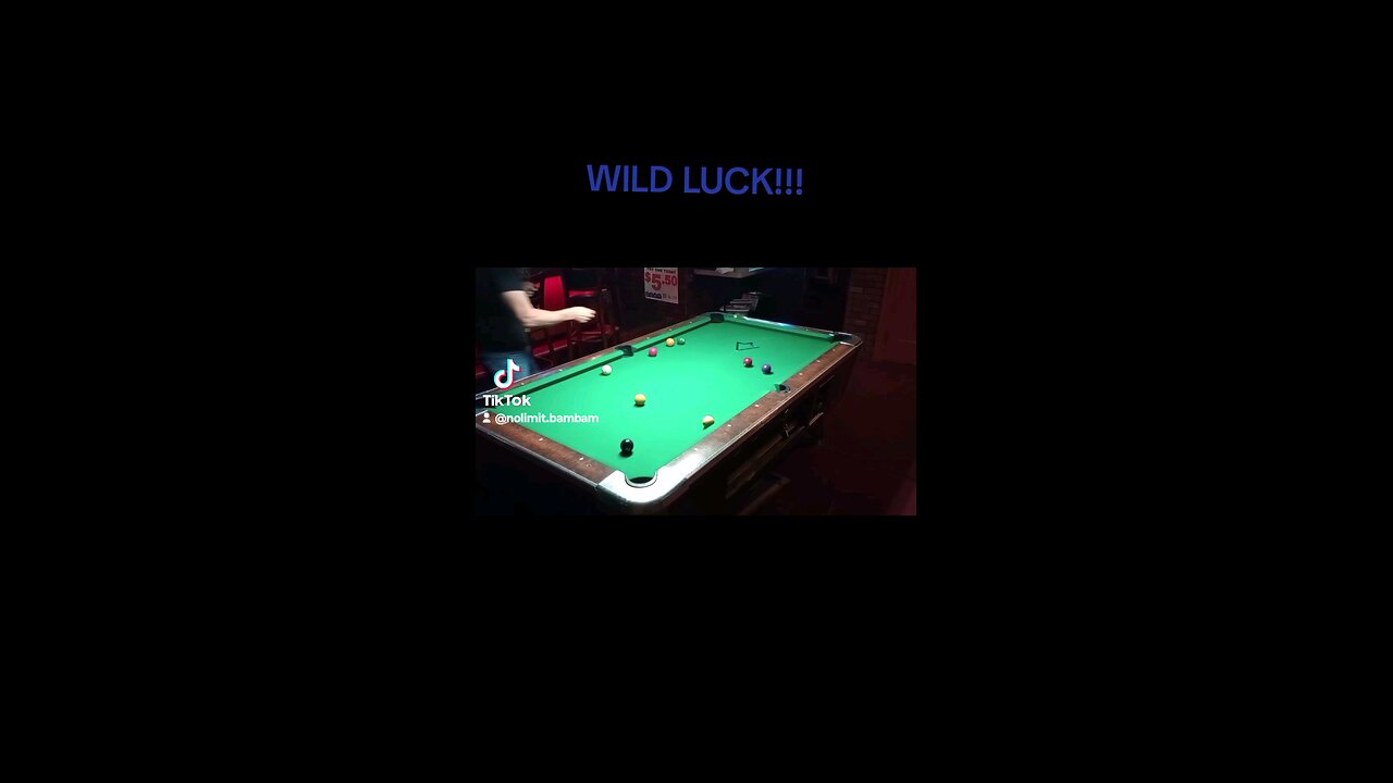 WILD LUCK!!!! #billiards #pool #9ball #9ballpool #tournament #lucky