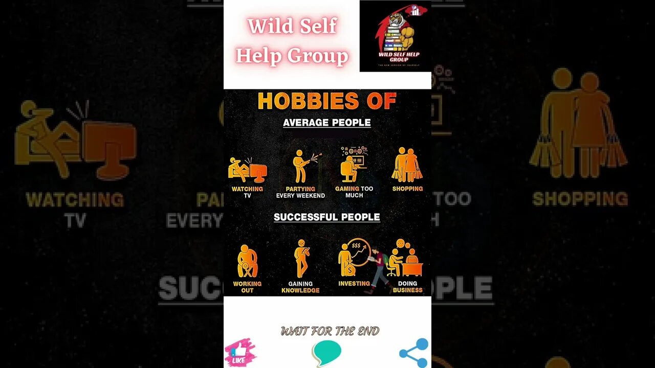 🔥Hobbies of average people vs successful people🔥#shorts🔥#wildselfhelpgroup🔥2 September 2022🔥