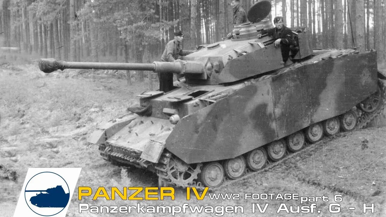 WW2 Panzer IV Ausf.G - H footage - Panzerkampfwagen IV. pt5.