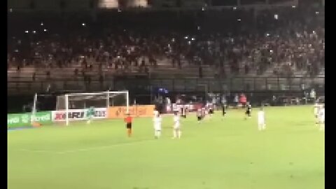 Vasco 1x0 Portuguesa - Gol do Nenê visto da arquibancada