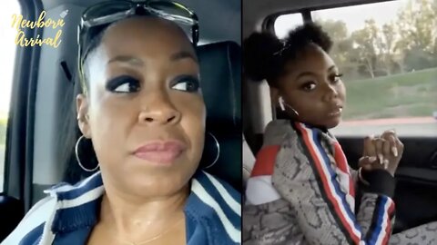 Tichina Arnold Daughter Alijah Works Her Nerves The Whole Car Ride!