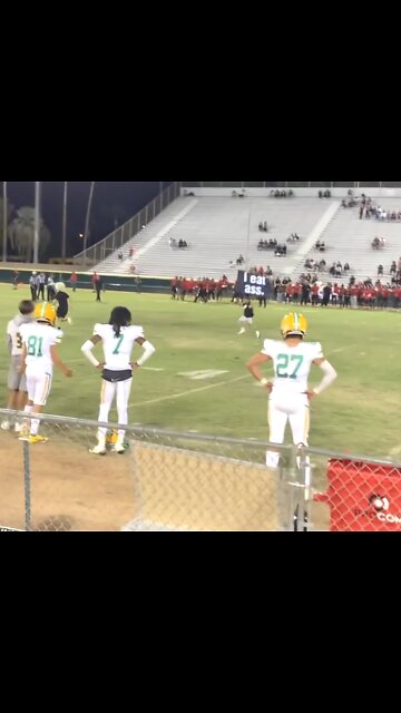 Gay guy at football game