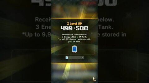Chegando no nível 500 no #DragonBallLegends! #dragonBall #dblegends