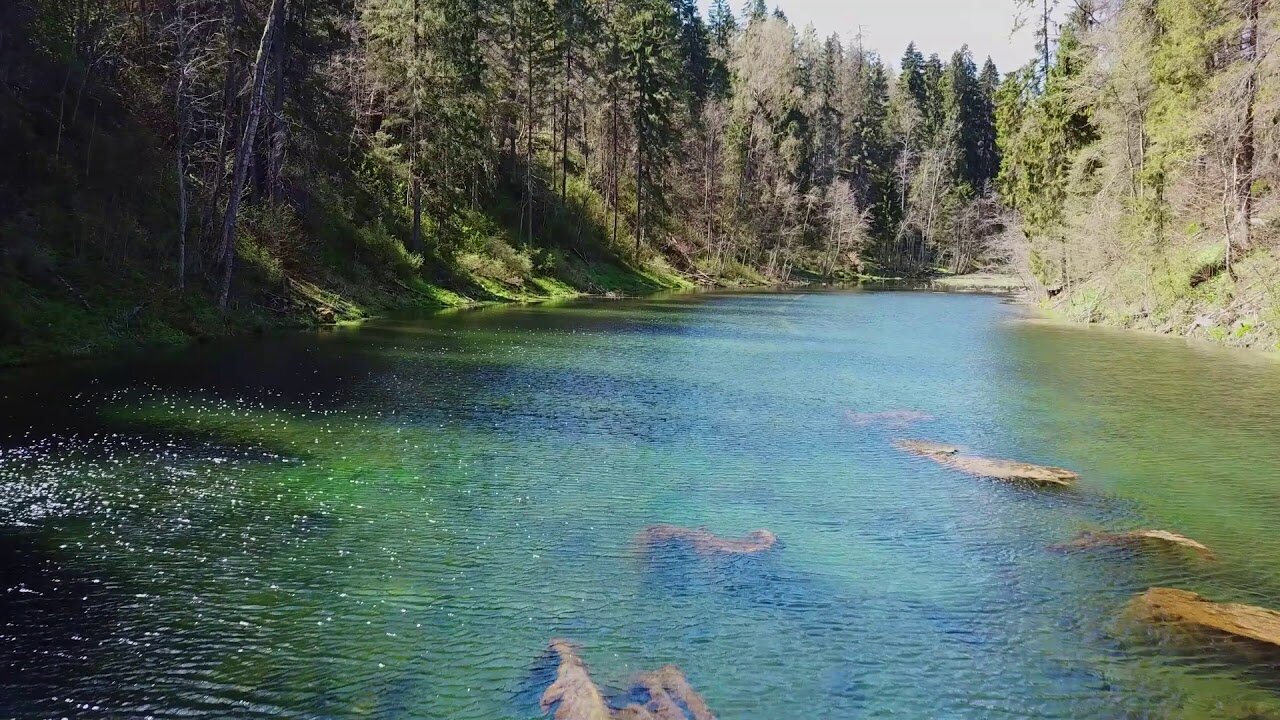 Radon springs and lakes