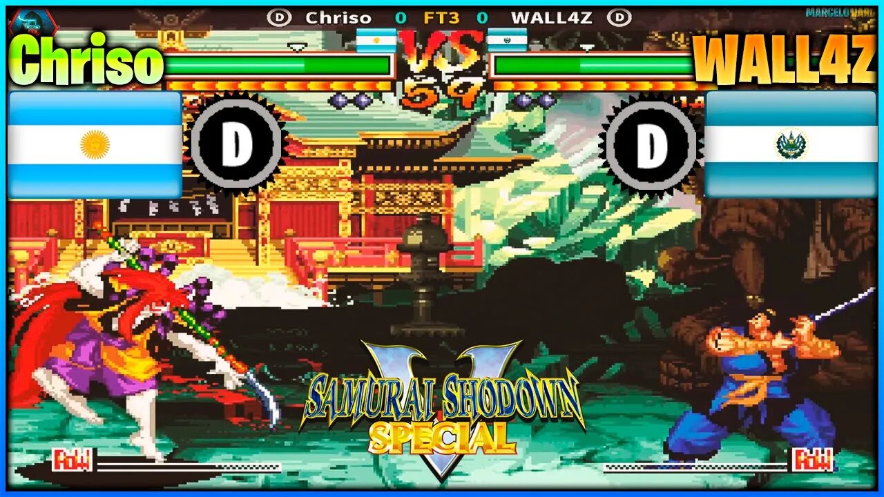 Samurai Shodown V Special (Chriso Vs. WALL4Z) [Argentina Vs. El Salvador]