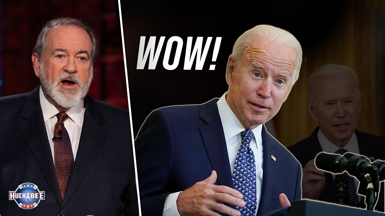 Mike Huckabee reacts to Biden’s CRINGEWORTHY comments to reporters! | Live w/ Mike clip | Huckabee