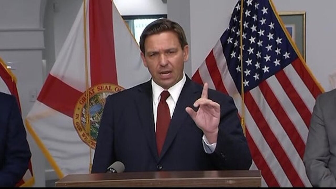 Florida GOP Gov. DeSantis Fires Back at Biden 'Do Your Job'