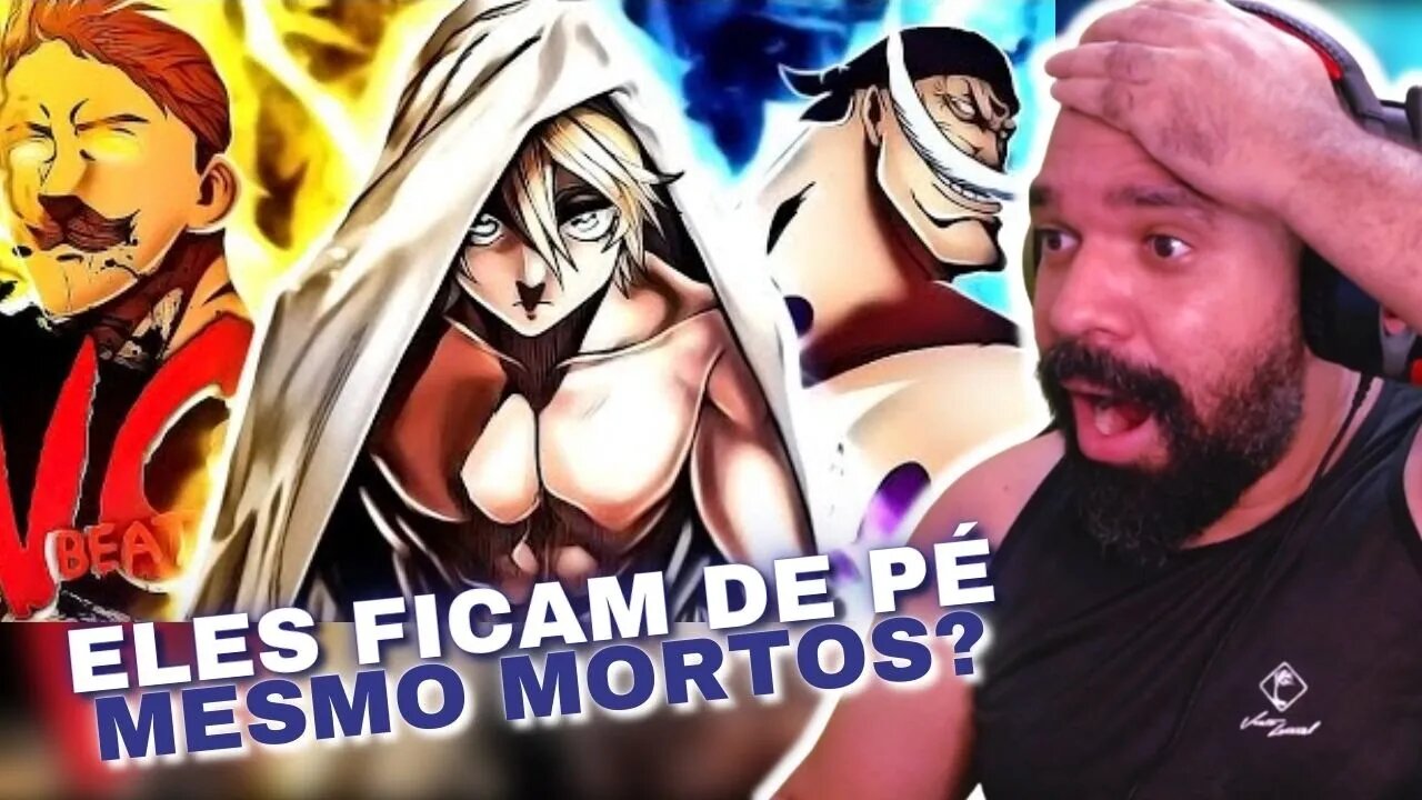 REAGINDO AO Rap Sempre de Pé (Barba Branca, Adão e Escanor) | VG BEATS