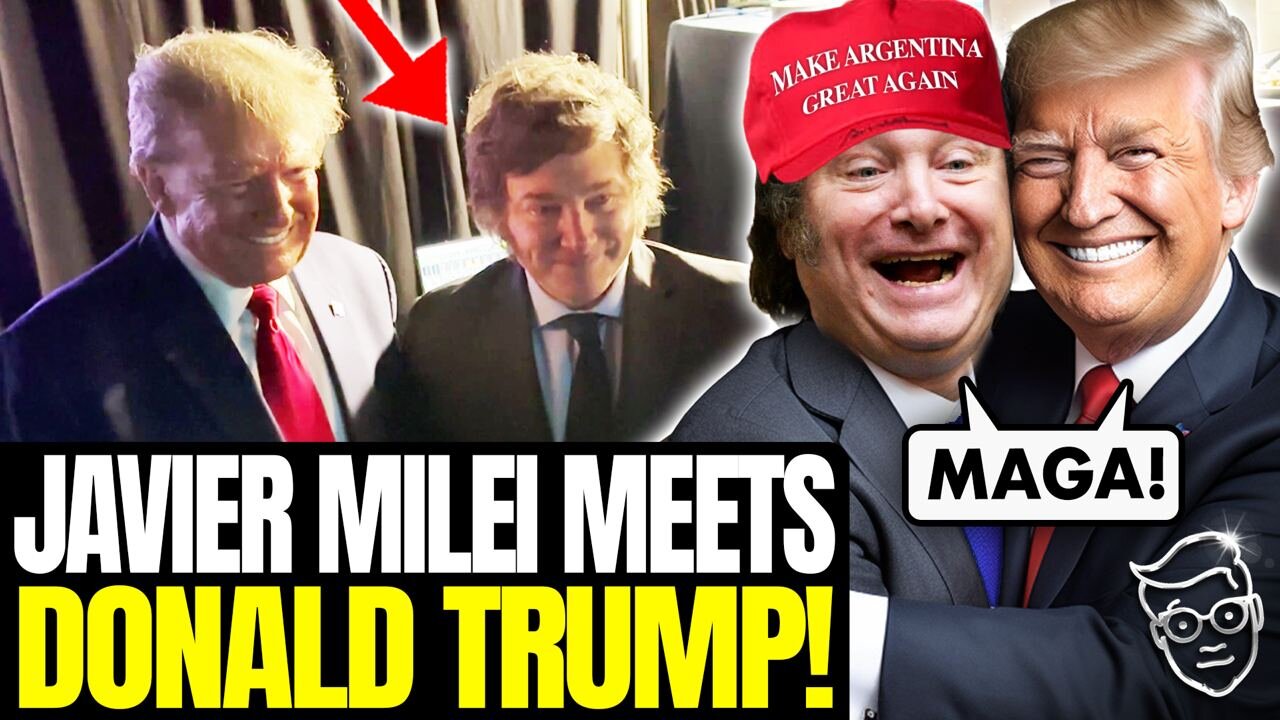 Argentina's 'TRUMP' Javier Milei and Donald TRUMP Finally Meet in-Person: 'Mr. President ❤️ You!