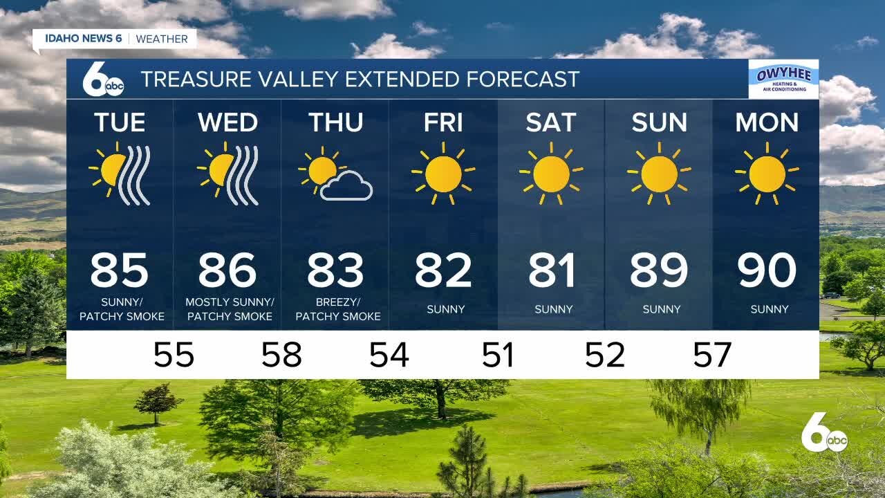Rachel Garceau's Idaho News 6 forecast 8/24/21