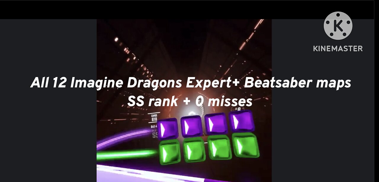 All 12 Imagine Dragons Expert+ Beatsaber maps + SS rank + 0 misses