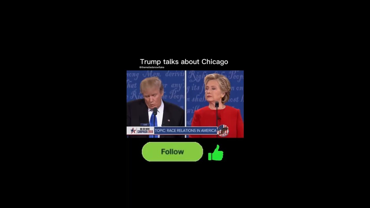 Trump talks about Chicago