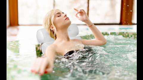 Nice hot tub ASMR jacuzzi for romantic moods