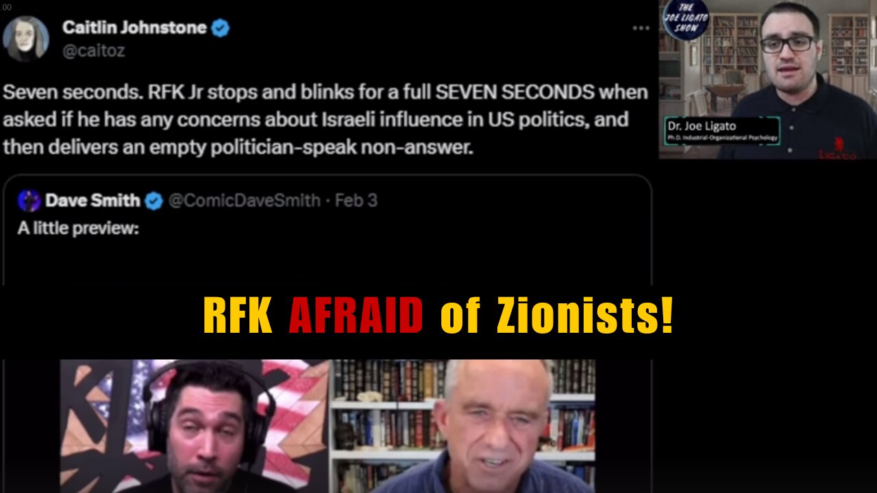 Blink if Zionists are Holding You Hostage RFK