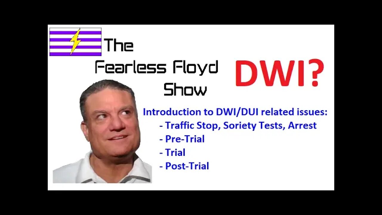 DWI SERIES PARTS 1-12 INTRODUCTION EPISODE 0009