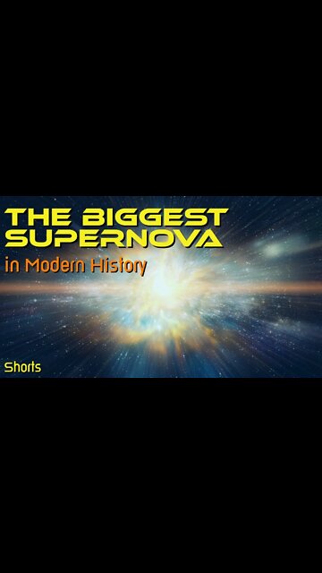 SN 2005ap | The Biggest Supernova EVER Observed #shorts