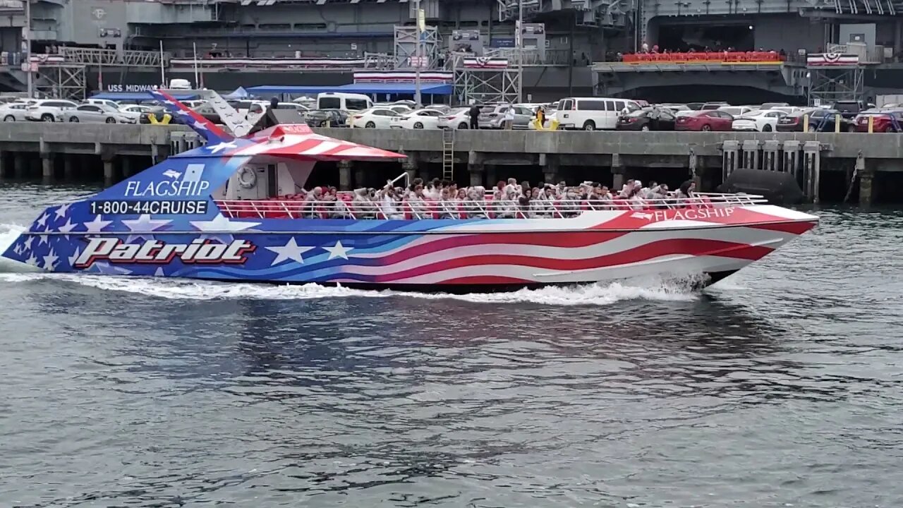 THE PATRIOT FAST BOAT 🚢 PORT OF SAN DIEGO CALIFORNIA USA