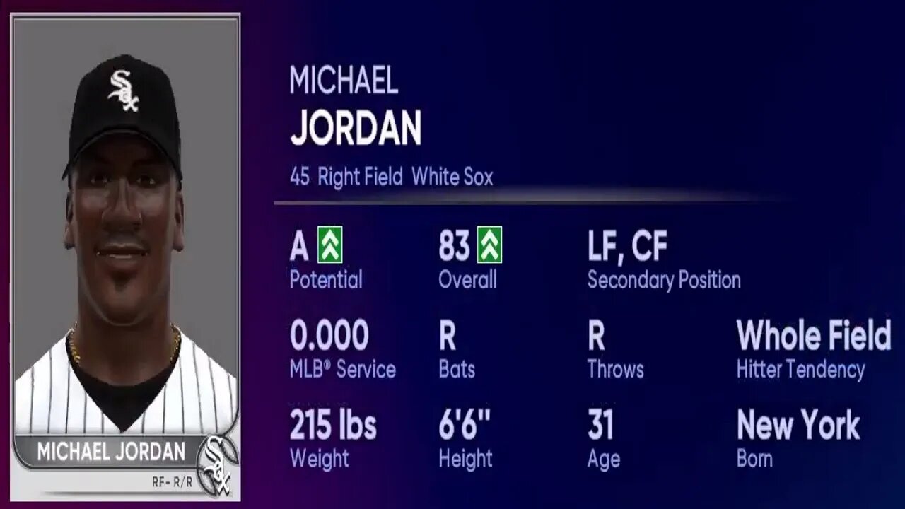 How To Crreate Michael Jordan MLB The Show 22